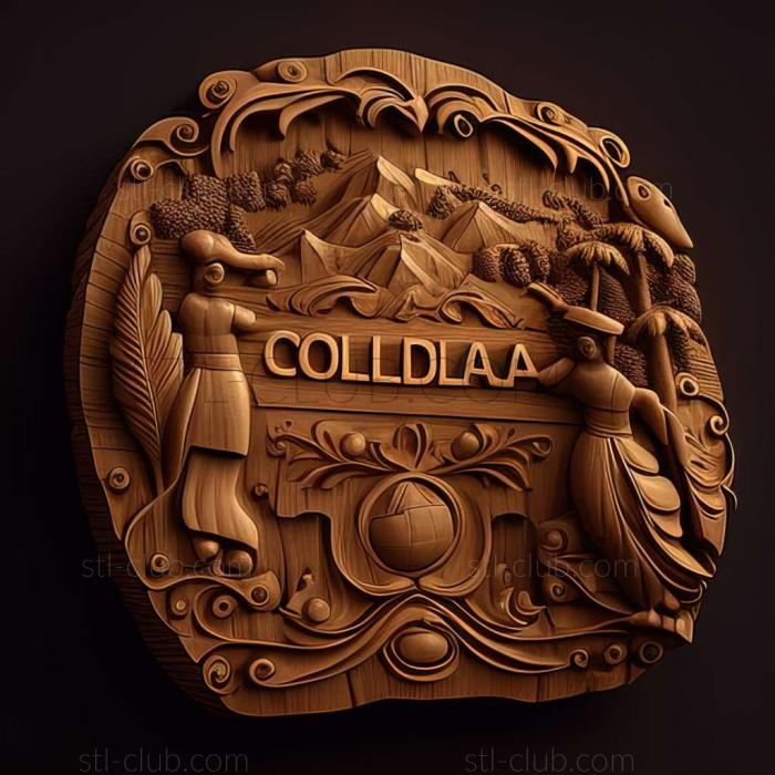 3D model Colombia  Republic of Colombia (STL)